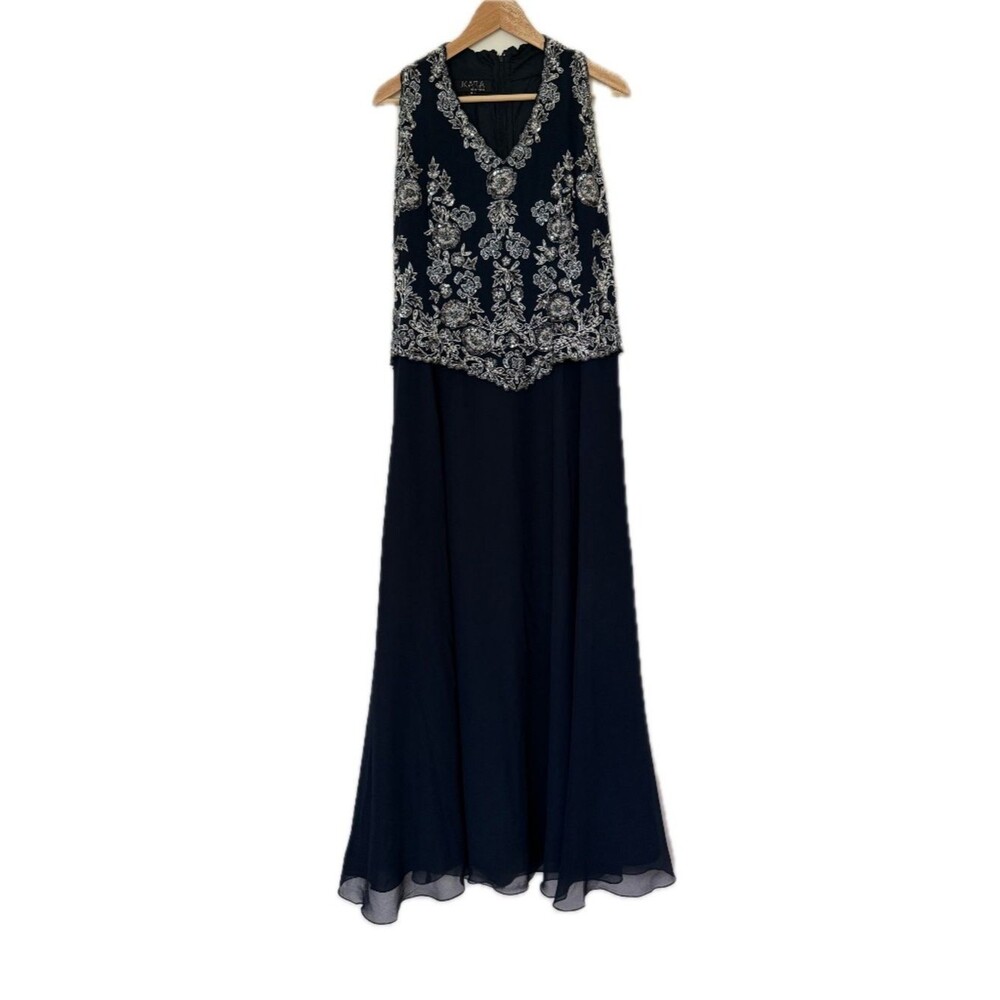 Jkara New York Beaded Dress Size 8
